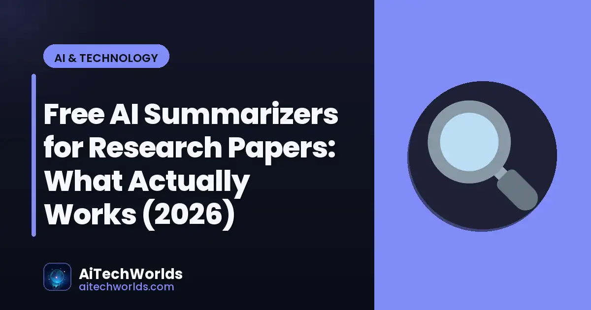 AI software tools dashboard on computer screen — free ai summarizers for research papers free AI summarizer for research