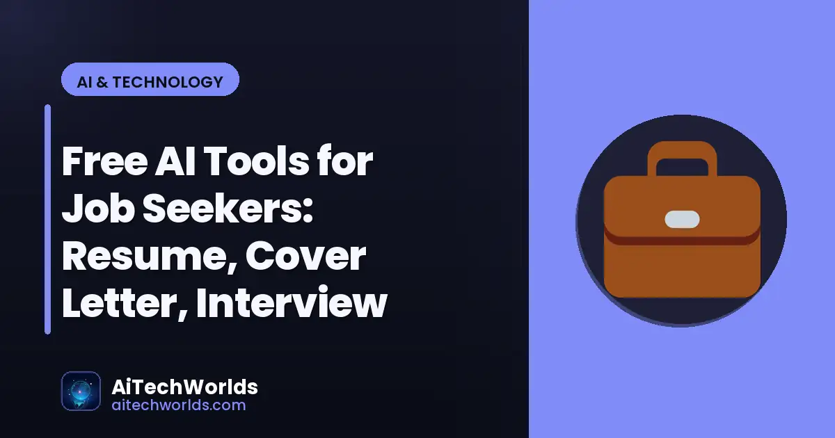 job seeker reviewing a resume on a laptop with notes nearby — free ai tools for job seekers