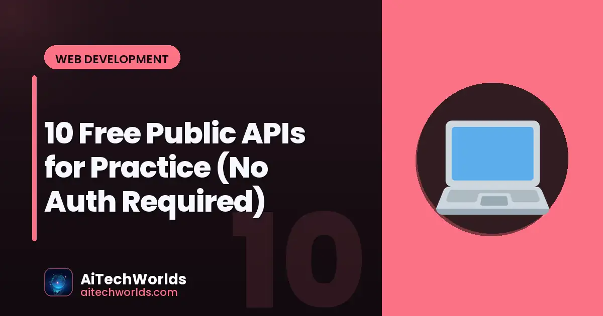 developer testing free public APIs with Postman — no authentication APIs