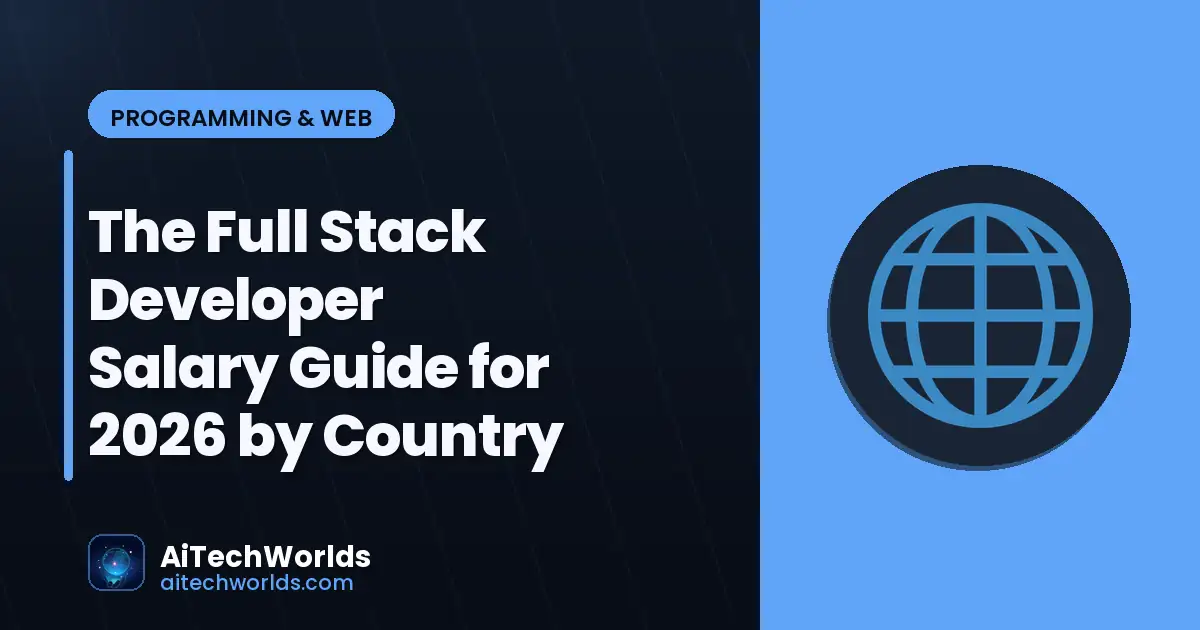 full stack web development code on dual monitors — the full stack developer salary guide for 2025 by full stack developer