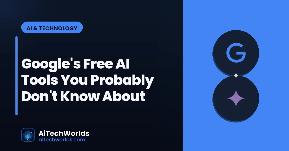 AI software tools dashboard on computer screen — googles free ai tools you probably dont know about google free ai tools