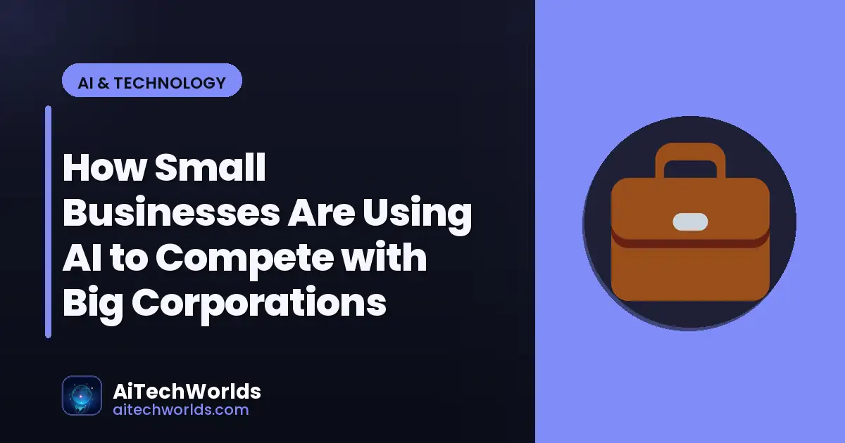 AI business automation tools on office laptop — how small businesses are using ai to compete with ai for small business