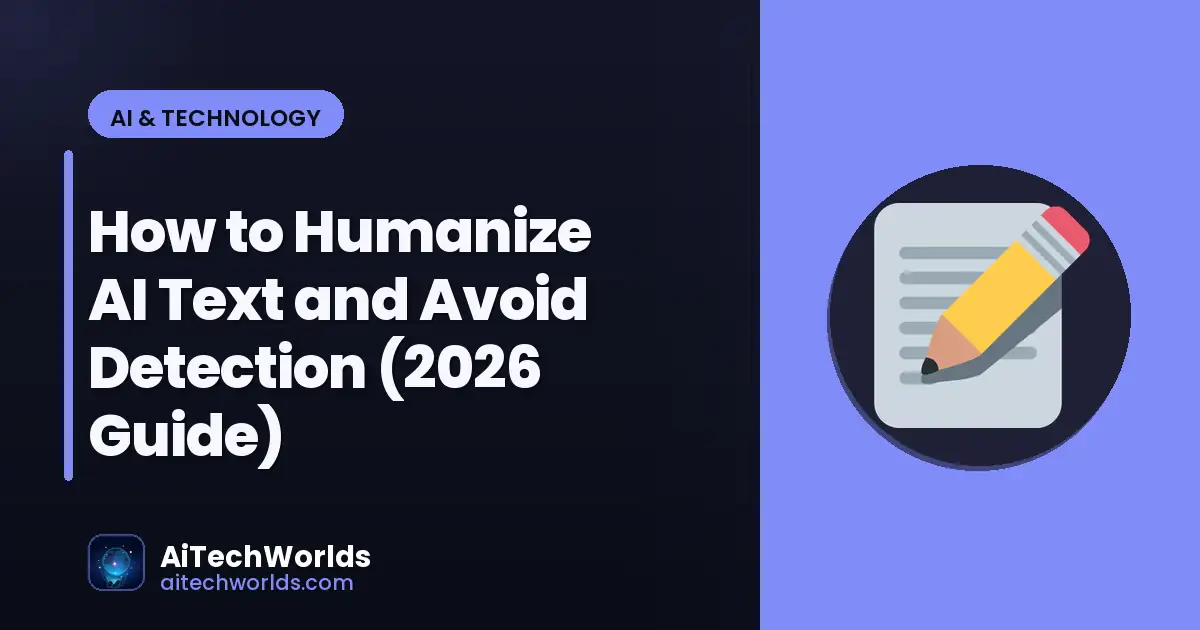 AI writing assistant on laptop screen with text — how to humanize ai text and avoid detection