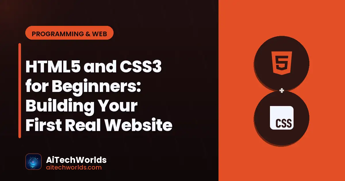web development code editor with HTML CSS files — html5 and css3 for beginners html css beginners 2025