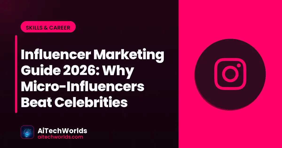 digital marketing analytics dashboard on screen — influencer marketing guide 2026