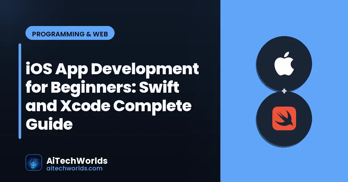 iPhone with iOS app development interface showing Swift code on MacBook screen