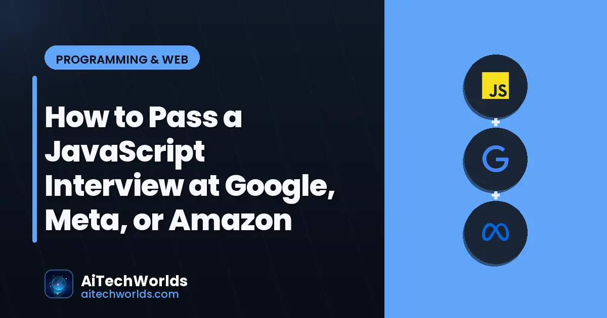 JavaScript React code editor on dark screen — how to pass a javascript interview at google meta javascript interview