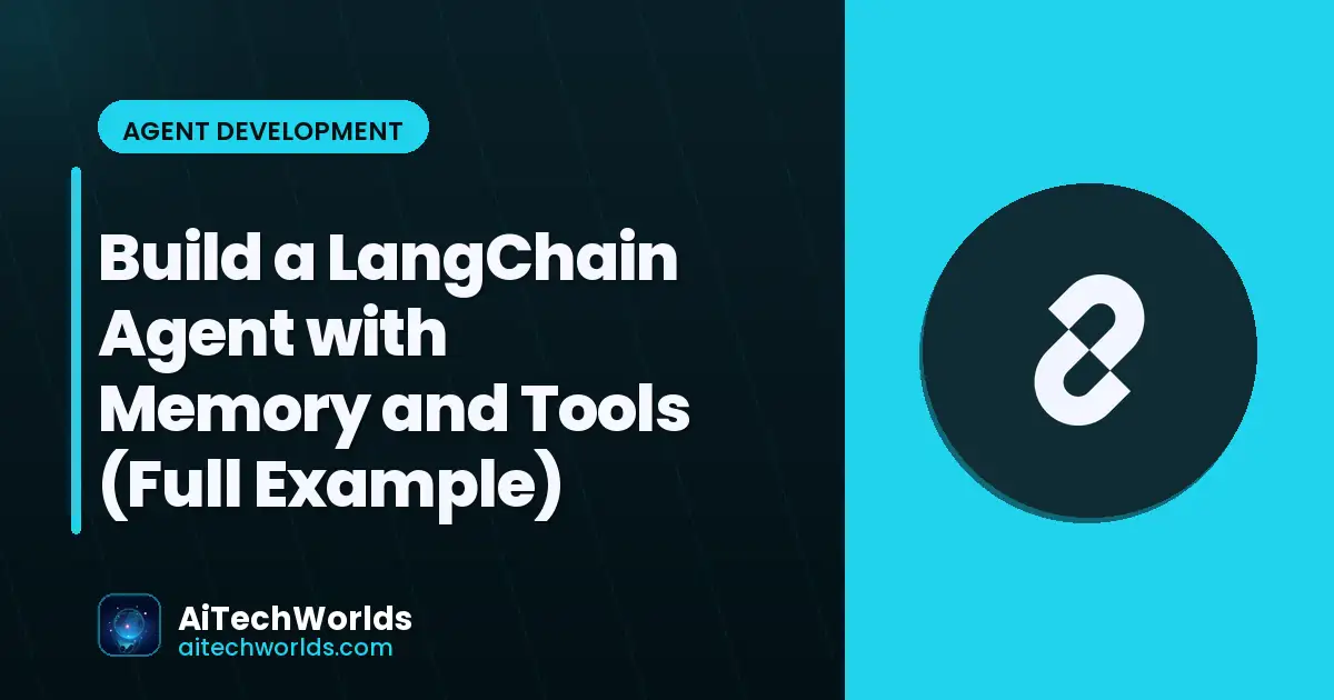 AI agent architecture with memory and tool connections — LangChain agent memory tools