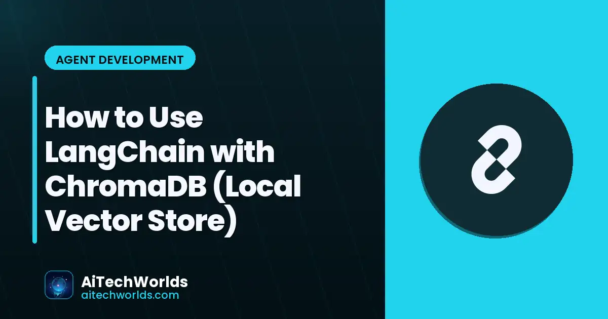 local vector database storing embeddings — LangChain ChromaDB local persistent