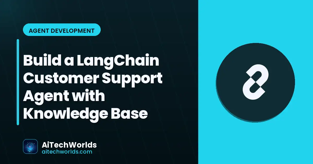 customer support AI chatbot interface — LangChain customer support agent knowledge base