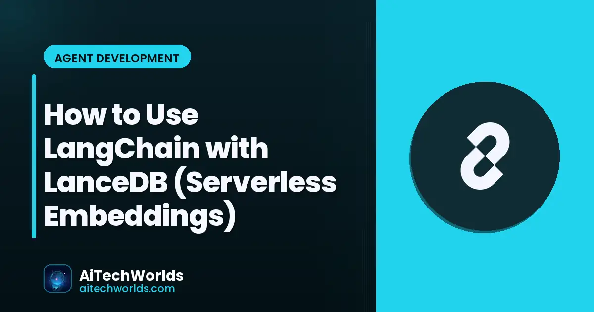 LanceDB columnar storage with embedding vectors — LangChain LanceDB open source vector