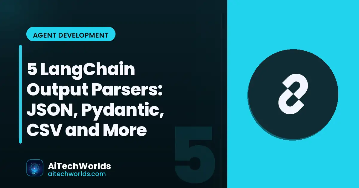 structured JSON output displayed from AI model — LangChain output parsers Pydantic JSON