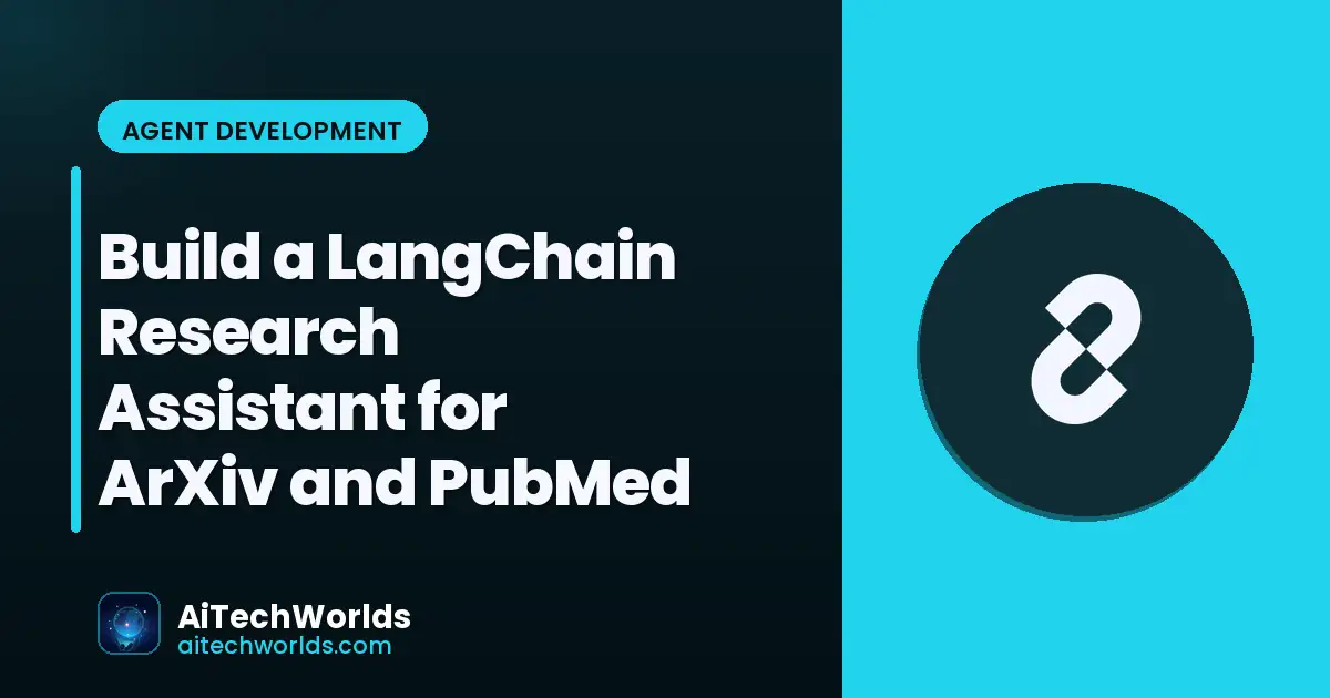 academic papers being analyzed by AI — LangChain research assistant ArXiv PubMed