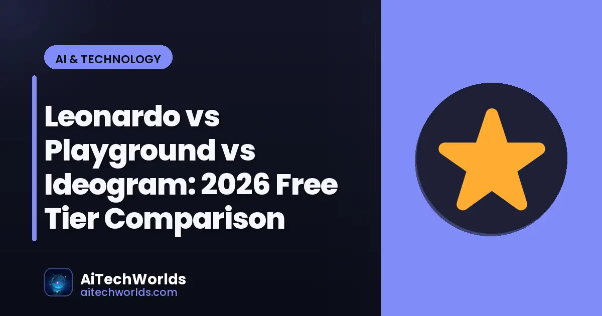 AI-generated digital artwork and image creation — leonardo vs playground vs ideogram best free AI image generator 2026
