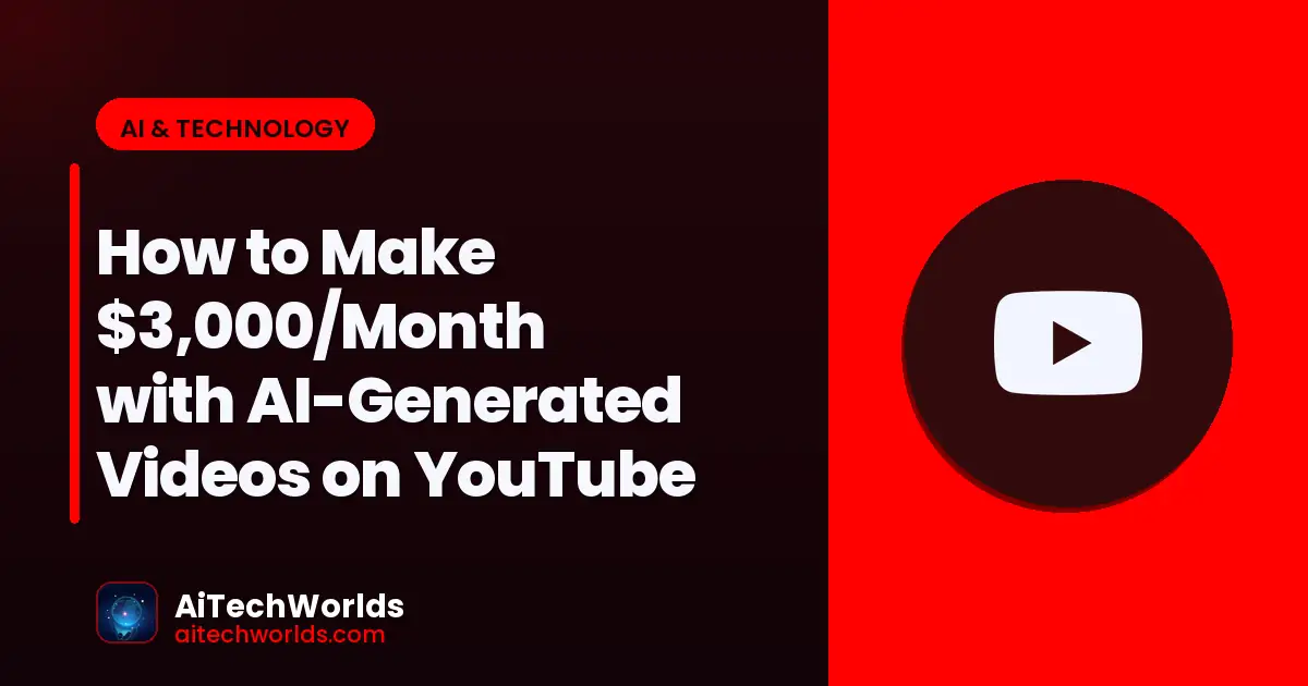 AI video editing timeline on computer screen — how to make 3000month with ai-generated videos on make money ai youtube