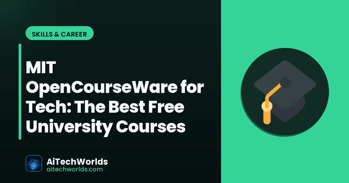 online learning resources and coding tutorials — mit opencourseware for tech mit opencourseware tech