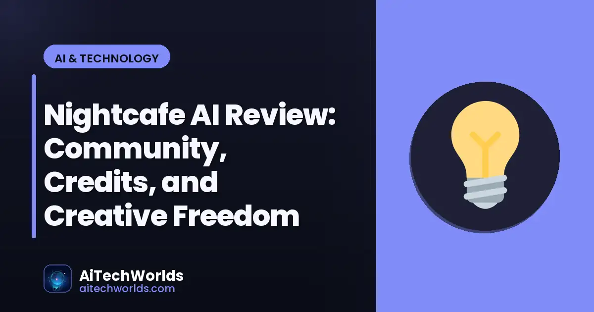 AI-generated digital artwork and image creation — nightcafe ai review