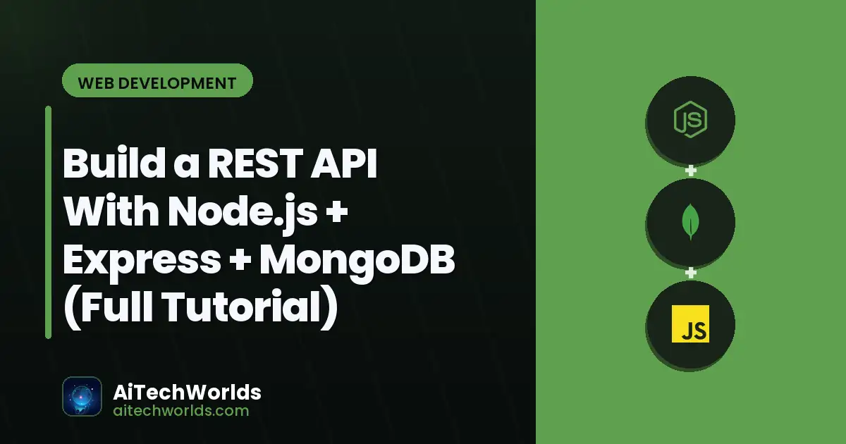 Node.js Express MongoDB REST API code — CRUD API tutorial