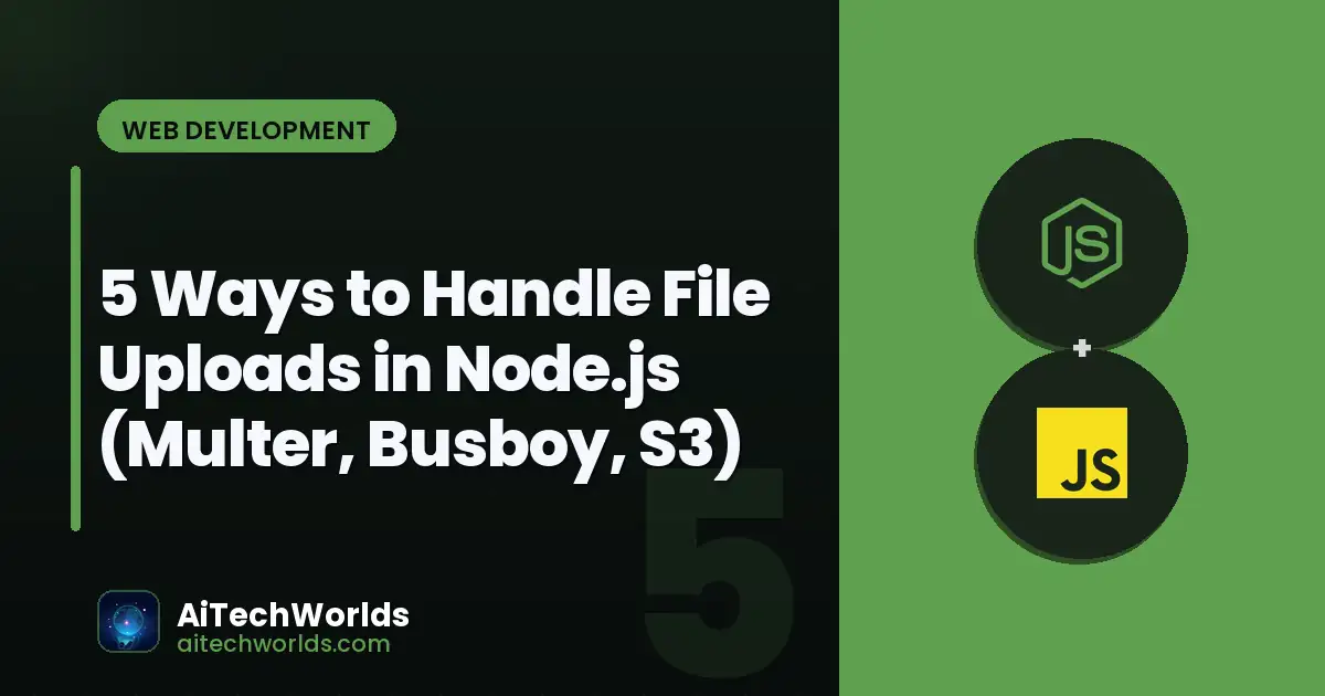 Node.js file upload handling code — Multer Busboy multipart