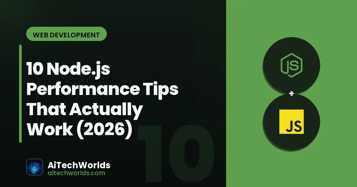 Node.js server performance optimization code — clustering caching tips