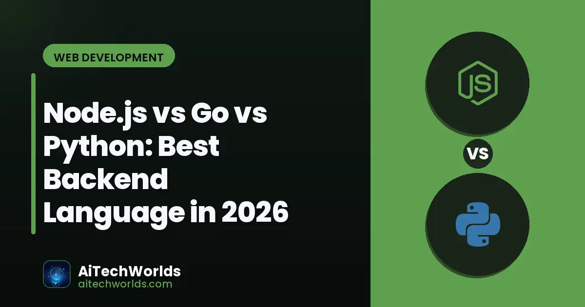 backend language comparison Node.js Go Python on server — best backend 2026