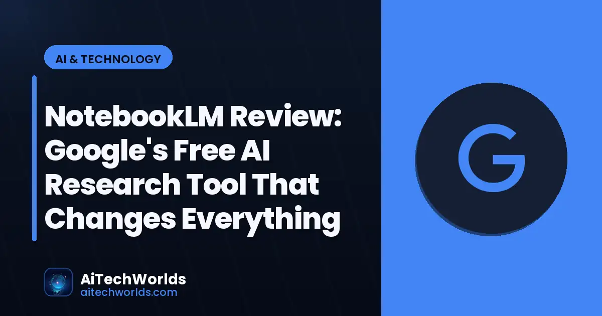 AI software tools dashboard on computer screen — notebooklm review