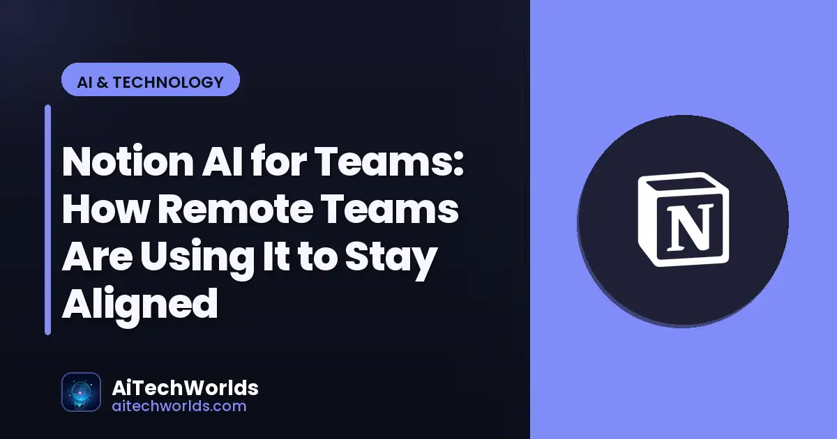 AI business automation tools on office laptop — notion ai for teams