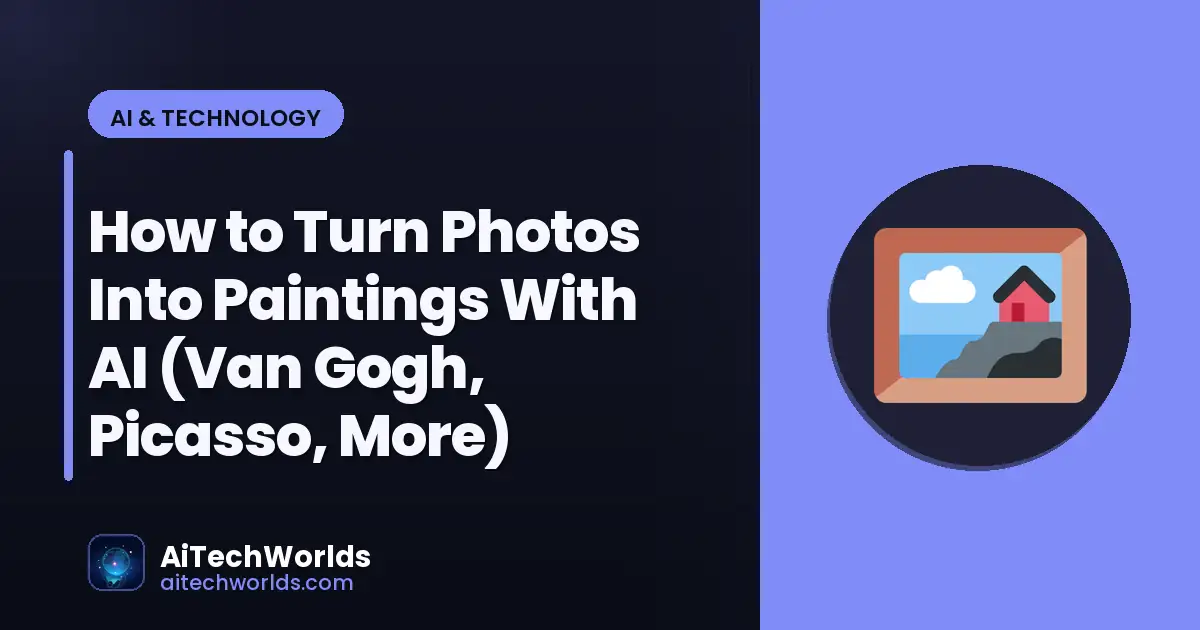 AI-generated digital artwork and image creation — how to turn photos into paintings with ai photo to painting AI