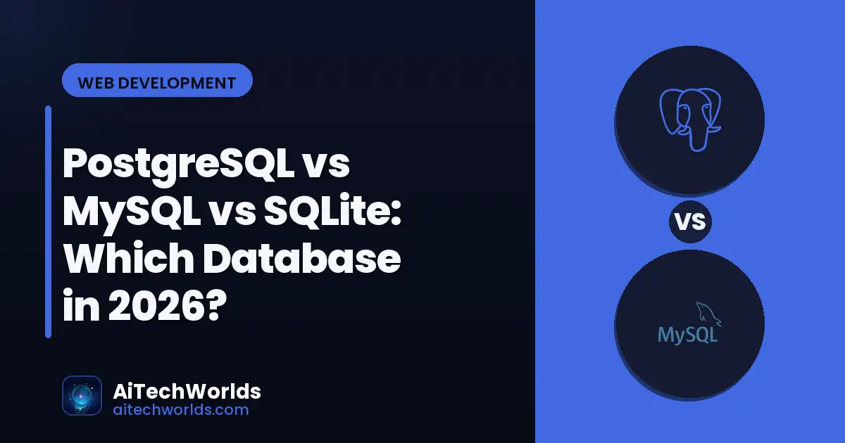 database comparison PostgreSQL MySQL SQLite — which to use for backend