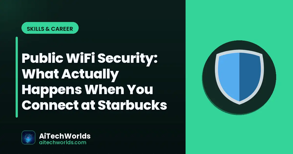 cybersecurity lock and network protection concept — public wifi security