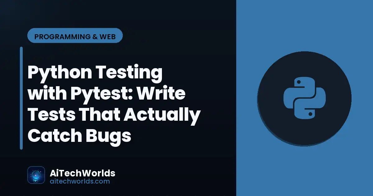 Python code editor with script on monitor — python testing with pytest pytest tutorial