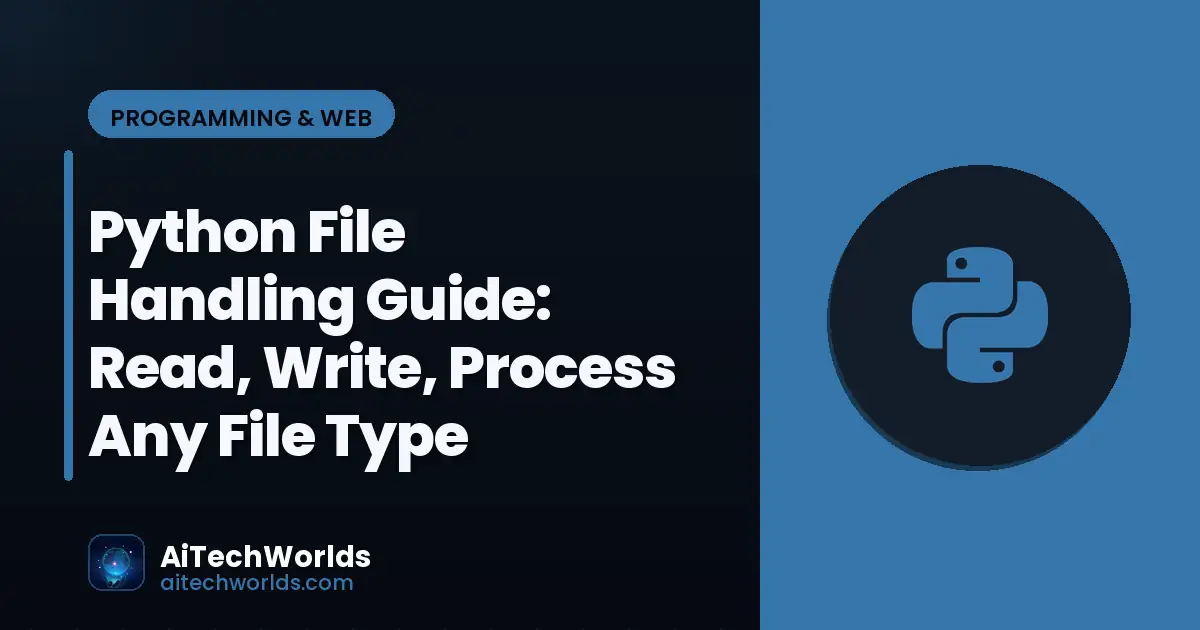 Python code editor with script on monitor — python file handling guide