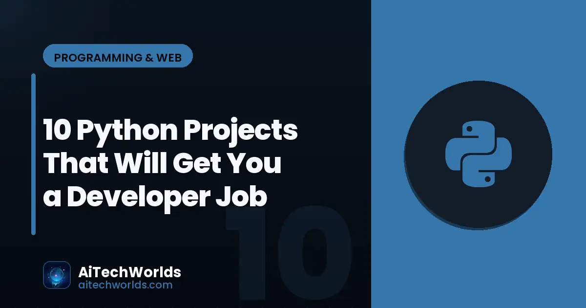 Python code editor with script on monitor — python projects that will get you a developer job python projects portfolio