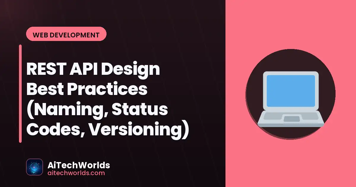 REST API design best practices code on screen — naming conventions status codes