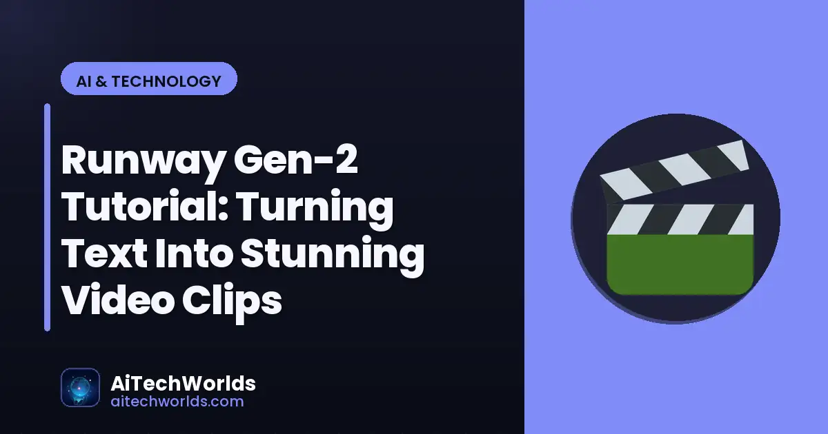 AI video editing timeline on computer screen — runway gen-2 tutorial runway gen2