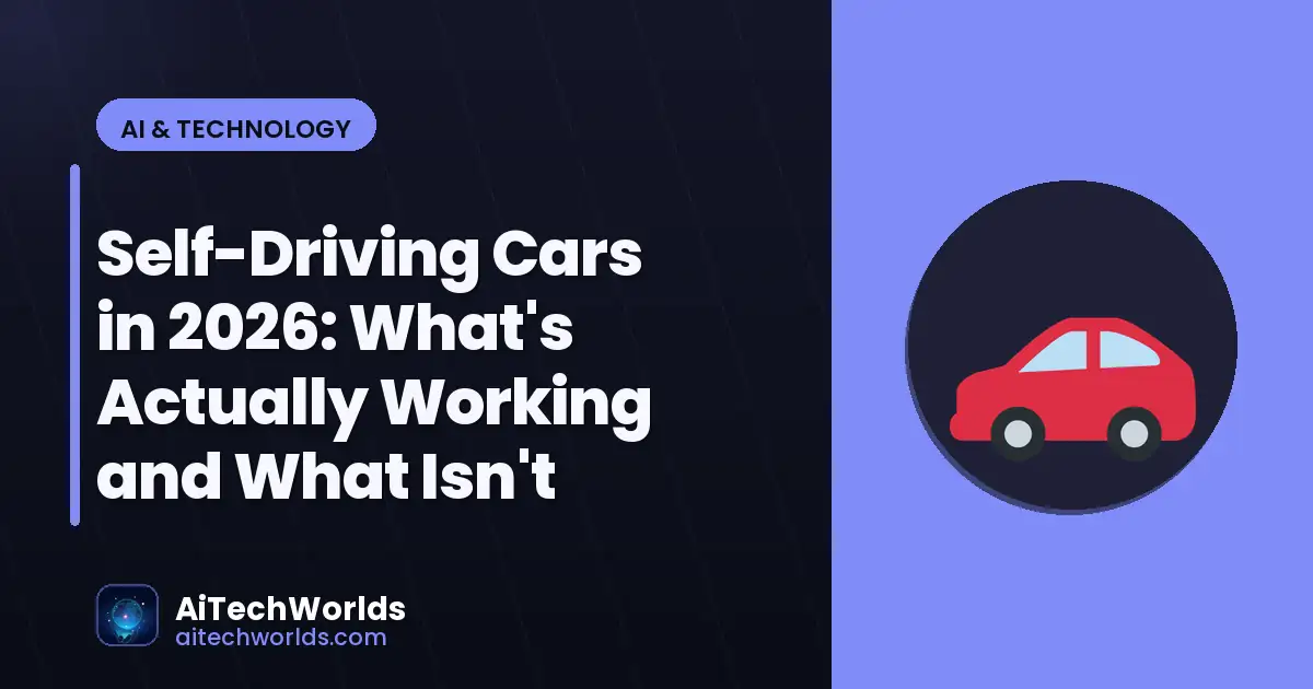 futuristic AI and emerging technology visualization — self-driving cars in 2026 self driving cars 2026