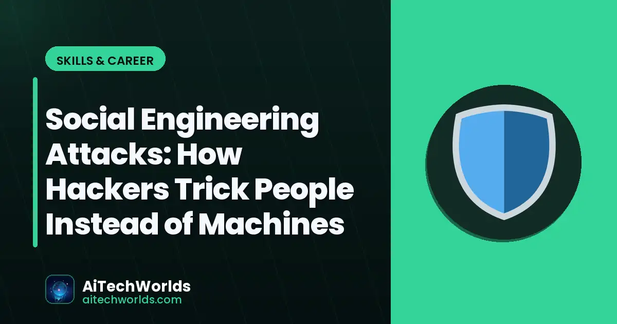 cybersecurity lock and network protection concept — social engineering attacks