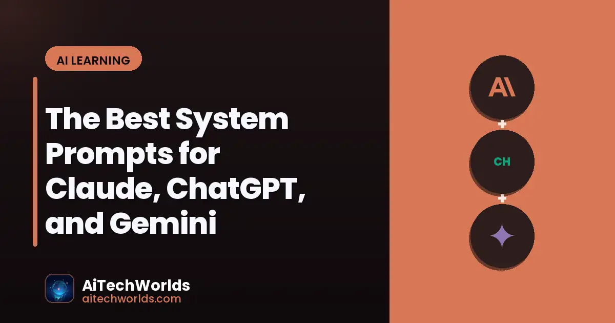 AI prompt engineering workflow on screen — the best system prompts for claude chatgpt and system prompt guide
