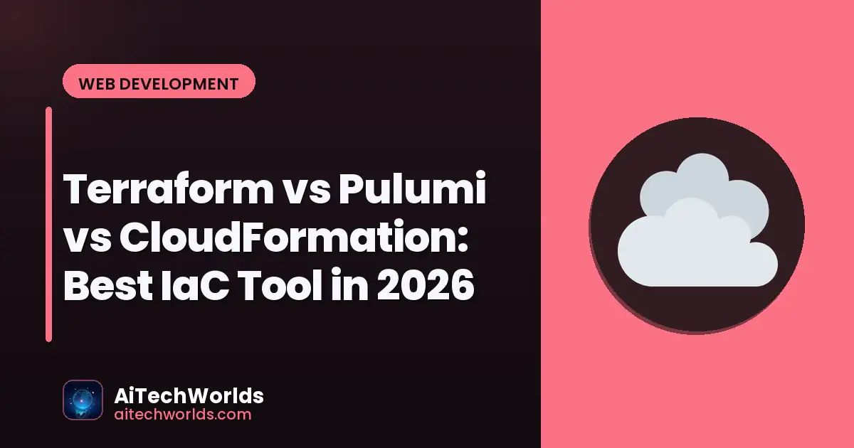 infrastructure as code tool comparison dashboard — Terraform Pulumi CloudFormation