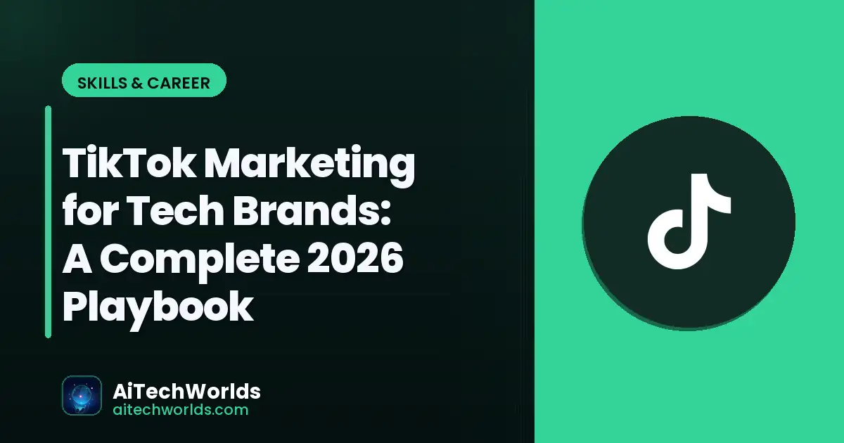 digital marketing analytics dashboard on screen — tiktok marketing for tech brands tiktok marketing tech