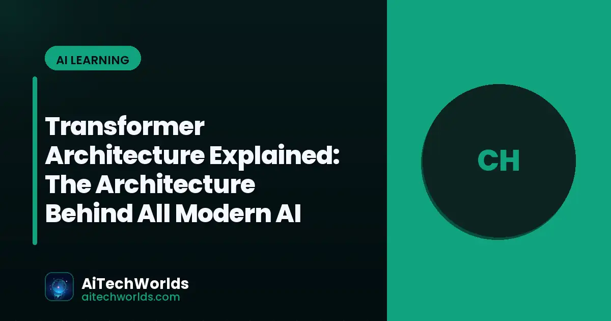 large language model architecture diagram on screen — transformer architecture explained