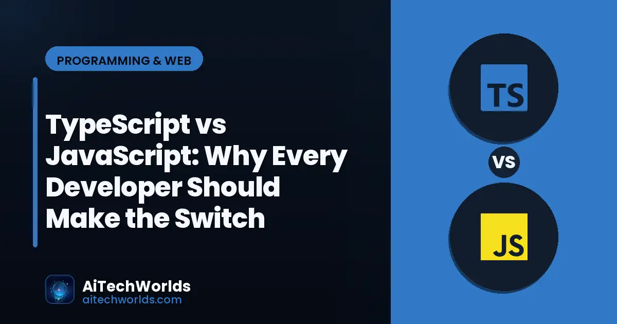 JavaScript React code editor on dark screen — typescript vs javascript