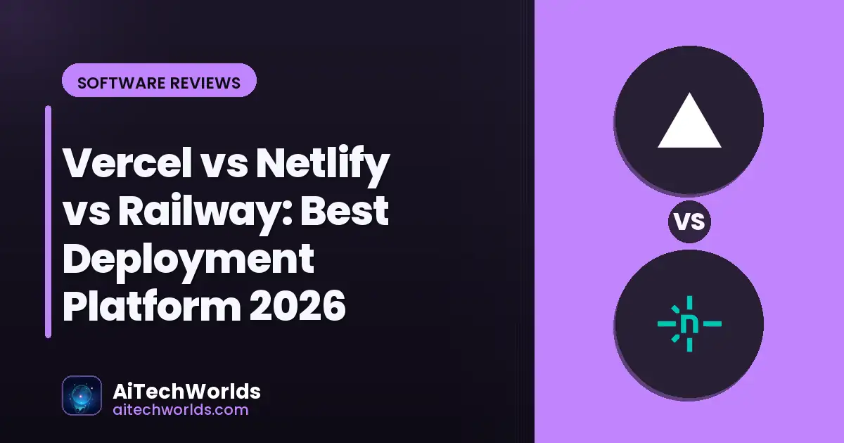 Server racks with glowing lights in a data center — vercel vs netlify vs railway deployment comparison 2026