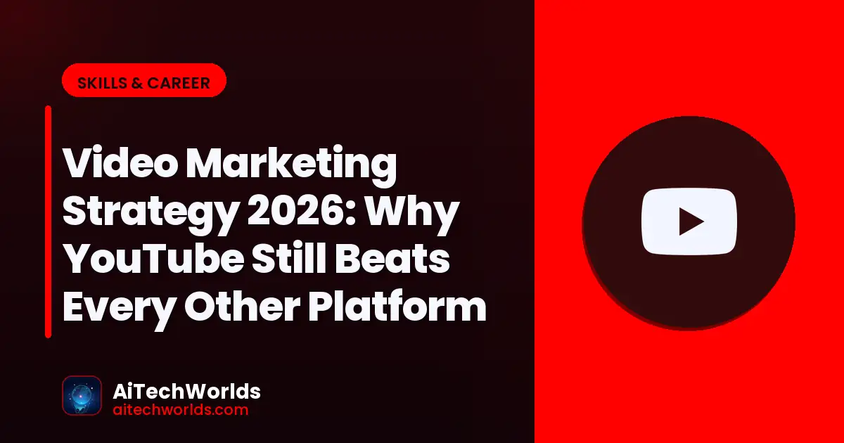 digital marketing analytics dashboard on screen — video marketing strategy 2026