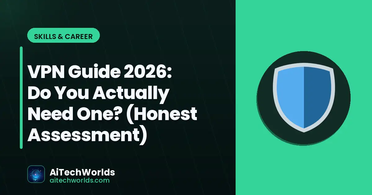 cybersecurity lock and network protection concept — vpn guide 2026