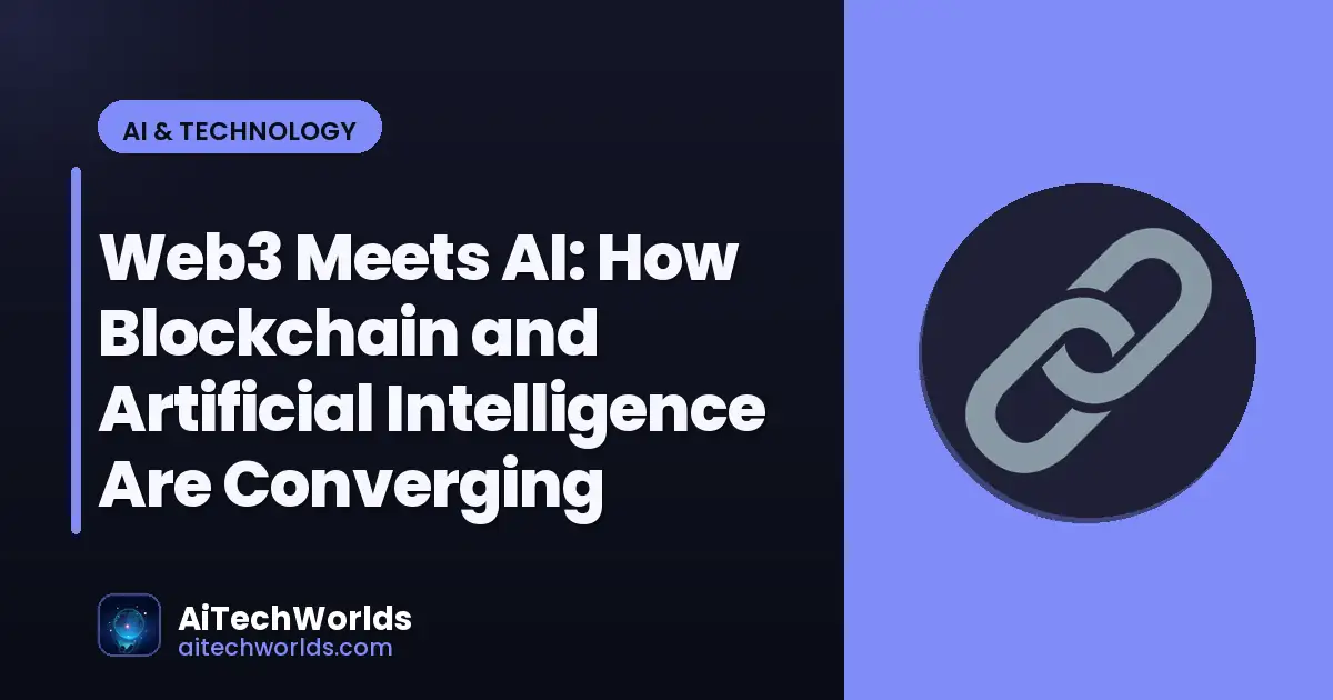 futuristic AI and emerging technology visualization — web3 meets ai web3 ai integration