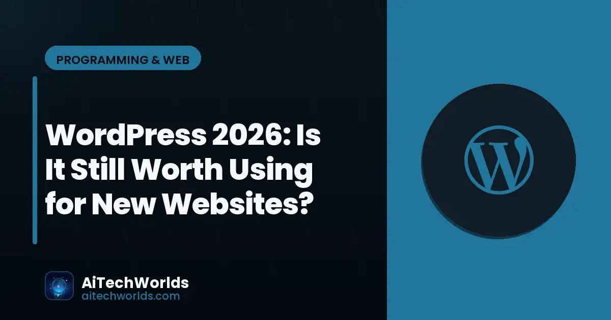 WordPress website dashboard on laptop screen — wordpress 2026 wordpress 2026 review
