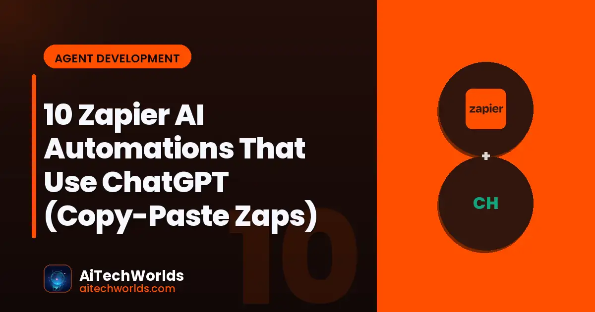 Zapier automation workflow connecting ChatGPT to apps — AI Zap automation