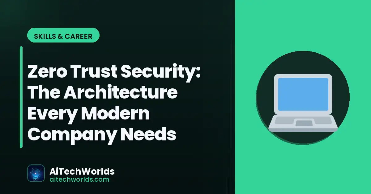 cybersecurity lock and network protection concept — zero trust security